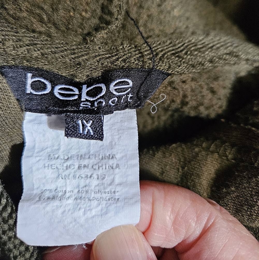 Olive Green Women's Hoodie - Picture 4 of 5